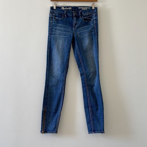 Madewell Skinny Skinny Ankle Zipper Jeans Size 25 - Picture 3 of 8